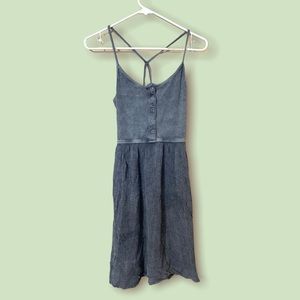 Flowy Gray Babydoll Summer Dress from Mossimo Supply Co